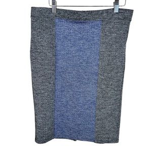 Ruhu Color Block‎ Pencil Skirt